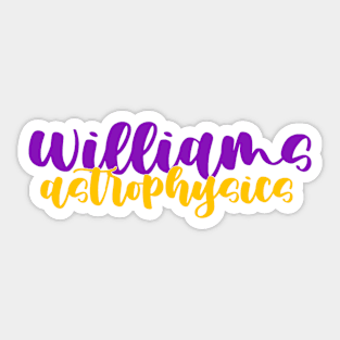 williams college astrophysics Sticker